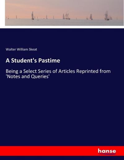 A Student’s Pastime
