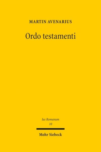 Ordo testamenti