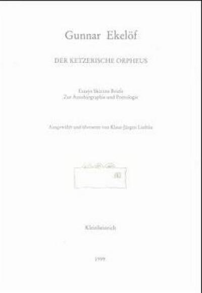 Der ketzerische Orpheus