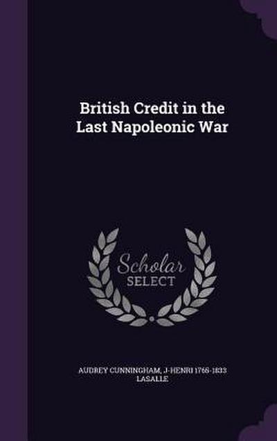 British Credit in the Last Napoleonic War