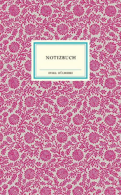 Notizbuch Insel-Bücherei »Blumendekor magenta«