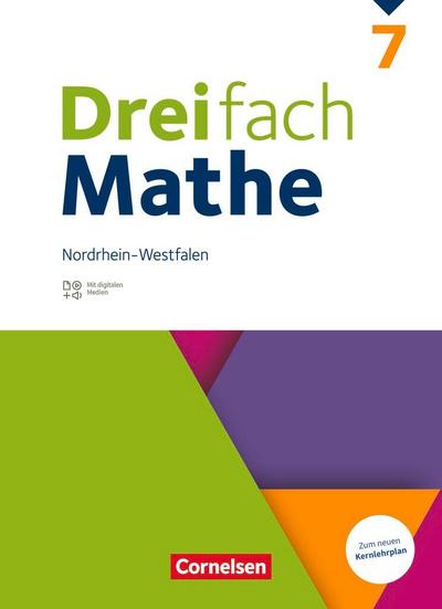 Dreifach Mathe 7. Schuljahr. Nordrhein-Westfalen - Schülerbuch