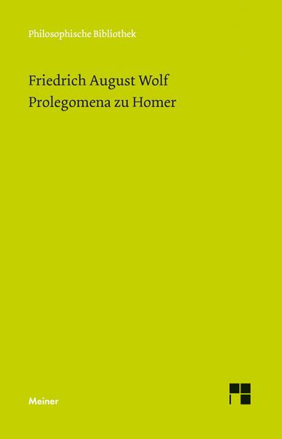 Prolegomena zu Homer