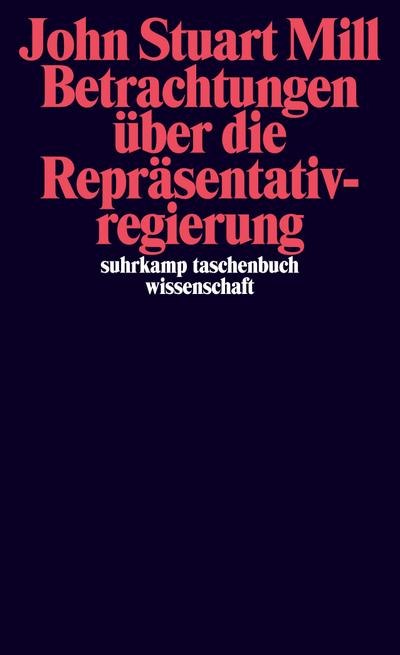 Betrachtungen über die Repräsentativregierung