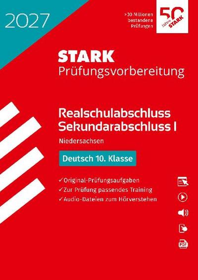 STARK Deutsch - Realschulabschluss 2027 Niedersachsen - Prüfungsvorbereitung