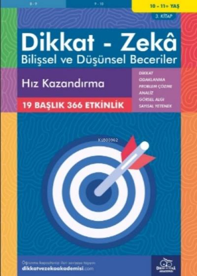 10-11 Yas Dikkat - Zeka - Bilissel ve Düsünsel Beceriler - 3. Kitap