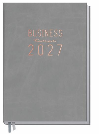 Business-Timer 26/27 17 Monate KL [Grau-Rosé]