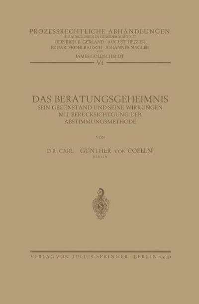 Das Beratungsgeheimnis