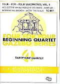 Four for four saxophones vol.14 songs for saxophone quartet