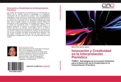 Innovación y Creatividad en la Interpretación Pianística - María Pilar García Calero