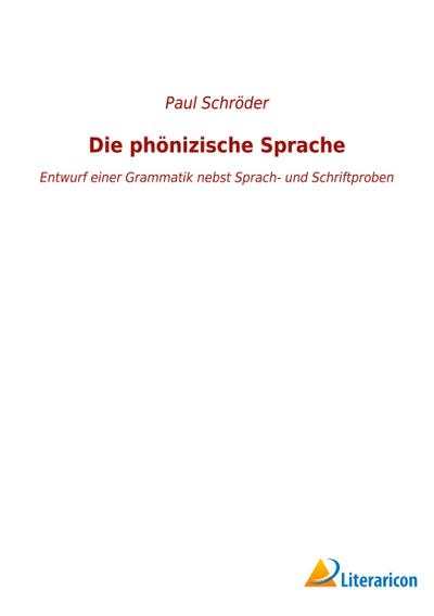 Die phönizische Sprache