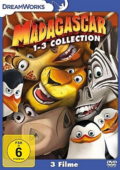 Madagascar 1-3 DVD-Box