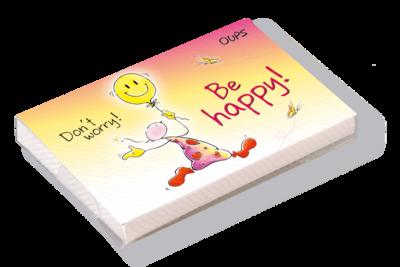 Oups Kärtchenbox - Don’t worry! Be happy!