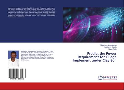 Predict the Power Requirement for Tillage Implement under Clay Soil