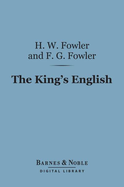 The King’s English (Barnes & Noble Digital Library)