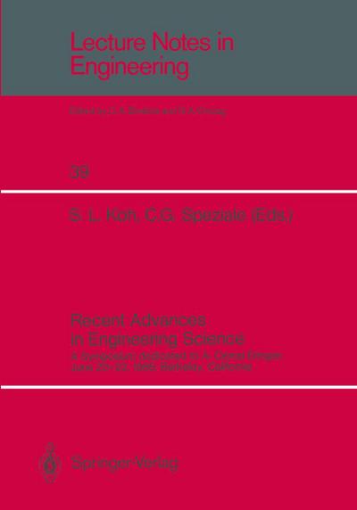 Recent Advances in Engineering Science