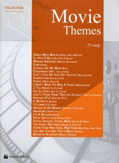 Movie Themes, für Klavier und Gesang. Vol.1
