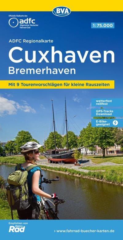 BVA ADFC Regionalkarte Cuxhaven Bremerhaven 1:75.000