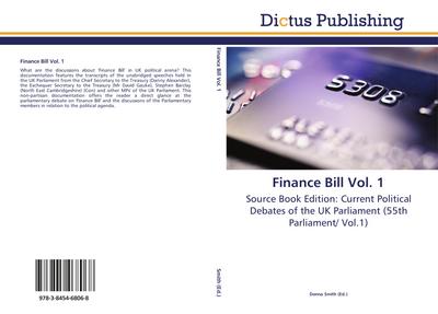 Finance Bill Vol. 1