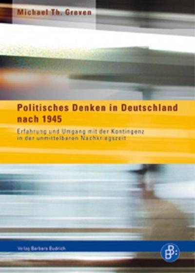 Politisches Denken in Deutschland nach 1945