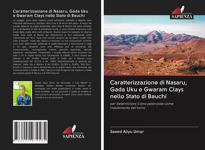 Caratterizzazione di Nasaru, Gada Uku e Gwaram Clays nello Stato di Bauchi