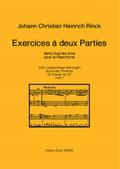 Exercices a deux parties dans tous les tons vol.1 pour piano