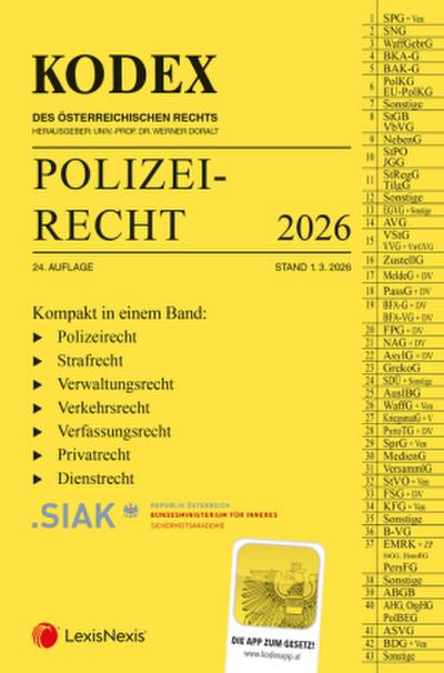 KODEX Polizeirecht 2026