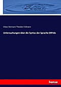 Untersuchungen über die Syntax der Sprache Otfrids