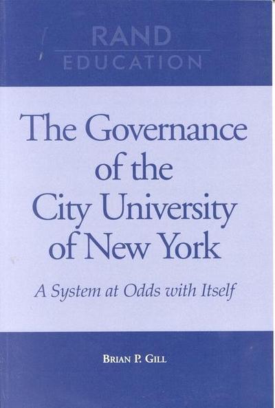 The Governance of the City University of New York