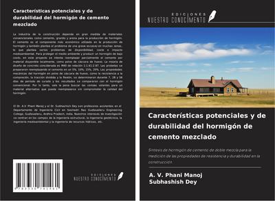 Características potenciales y de durabilidad del hormigón de cemento mezclado