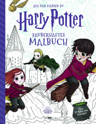 Aus den Filmen zu Harry Potter: Zauberhaftes Malbuch