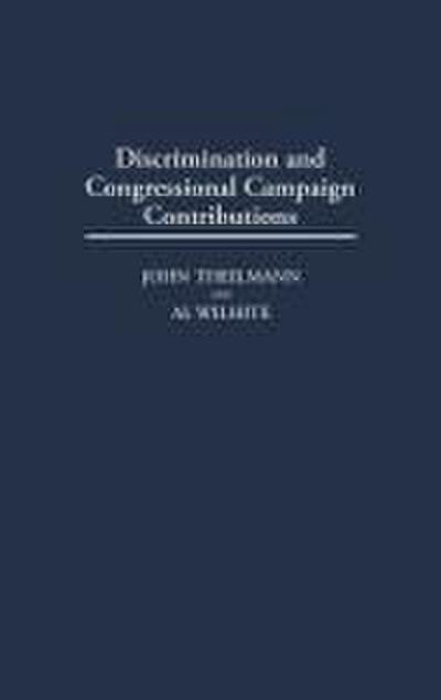 Discrimination and Congressional Campaign Contributions