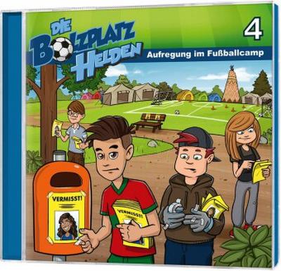Aufregung im Fußballcamp - Folge 4, Audio-CD