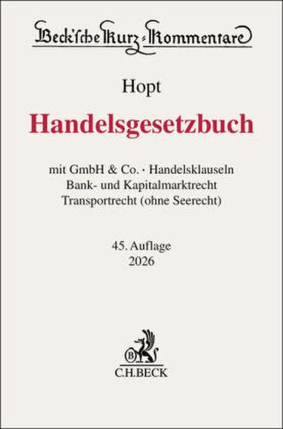 Handelsgesetzbuch. HGB