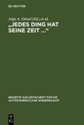 ’Jedes Ding hat seine Zeit ...’