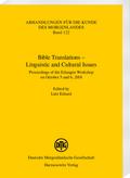 Bible Translations - Linguistic and Cultural Issues