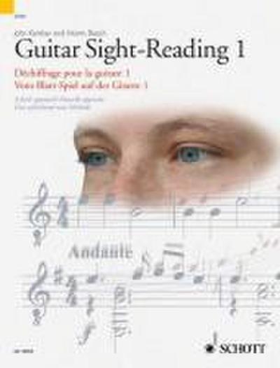 Guitar Sight-Reading 1/Dechiffrage Pour La Guitare/Vom-Blatt-Spiel Auf Der Gitarre 1