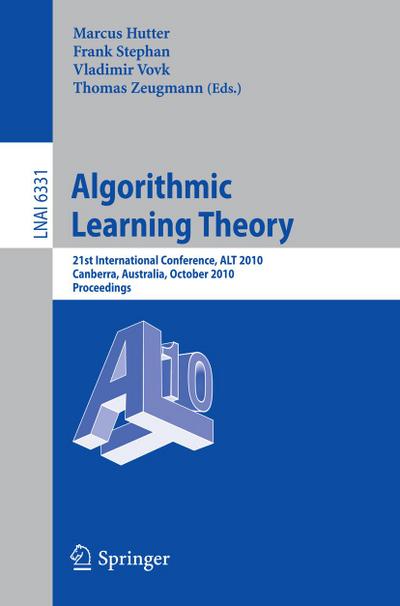 Algorithmic Learning Theory