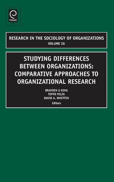 Studying Differences Between Organizations