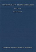 P. Ovidius Naso: Metamorphosen. Kommentar / Buch VIII-IX