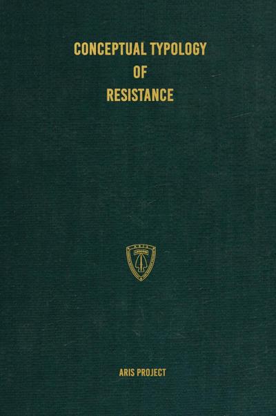 Conceptual Typology of Resistance
