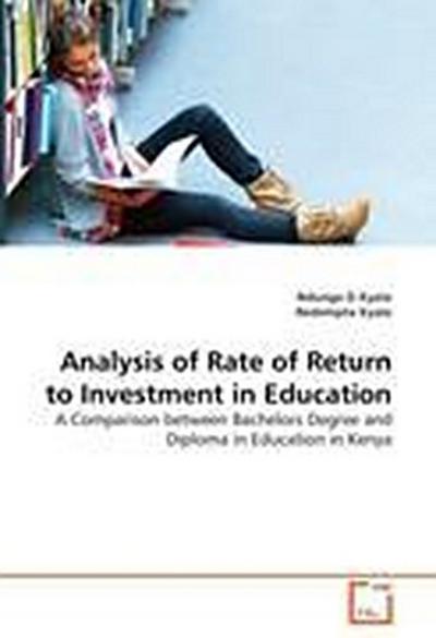 Analysis of Rate of Return to Investment in Education