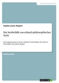 Die Sterbehilfe aus ethisch-philosophischer Sicht
