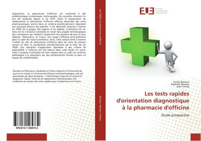 Les tests rapides d’orientation diagnostique à la pharmacie d’officine