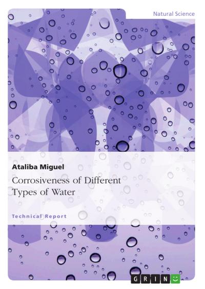 Corrosiveness of Different Types of Water