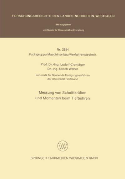 Messung von Schnittkräften und Momenten beim Tiefbohren