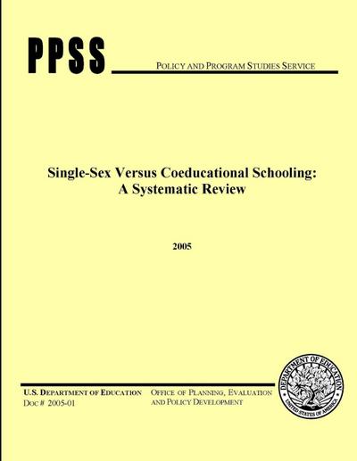 Single-Sex Versus Coeducational Schooling