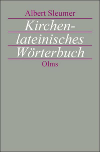 Kirchenlateinisches Wörterbuch