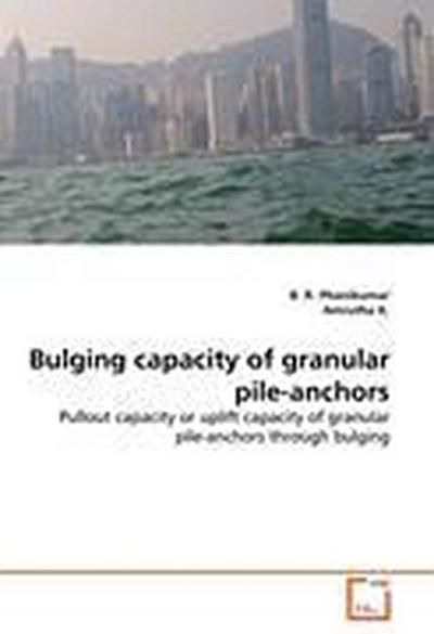 Bulging capacity of granular pile-anchors