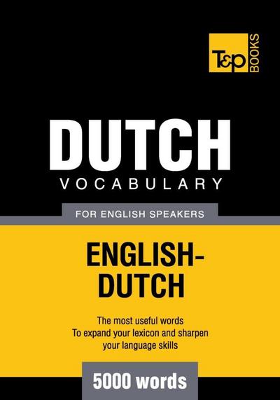 Dutch vocabulary for English speakers - 5000 words
